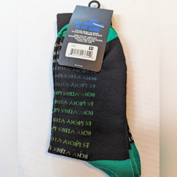 Into Socks Lucky Vibes Novelty Socks BNWT - Picture 3 of 4